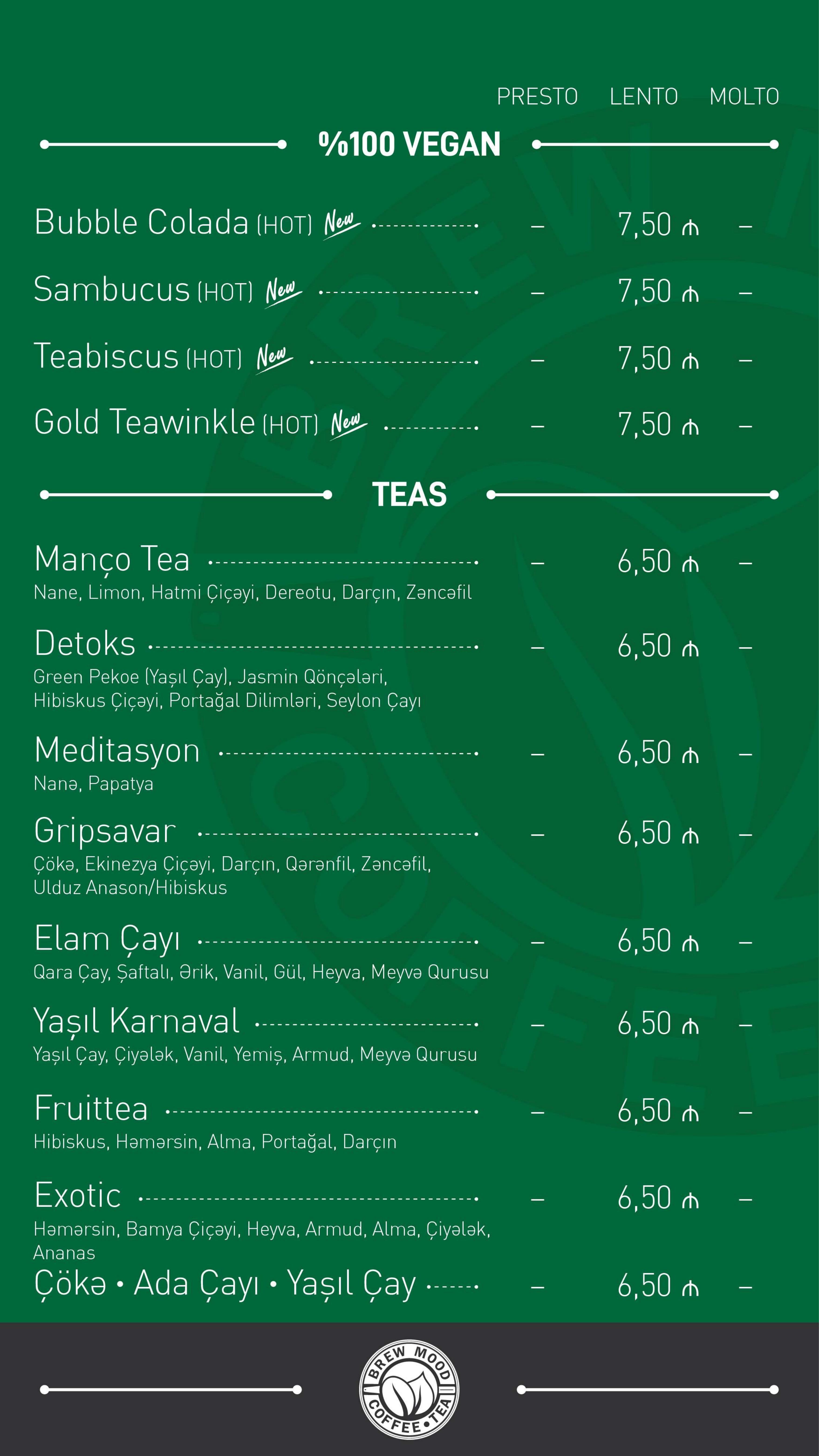 Brewmood Coffee&Tea menyu 3