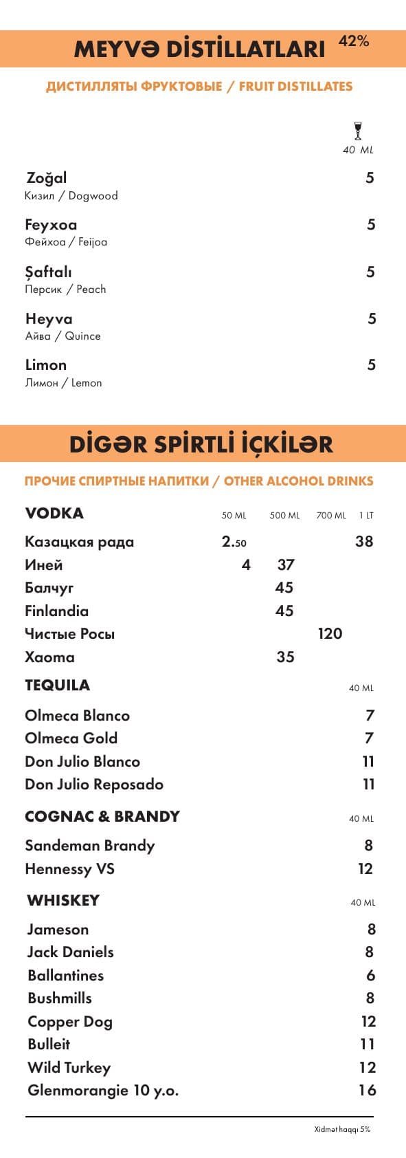 Süzməli menyu 3