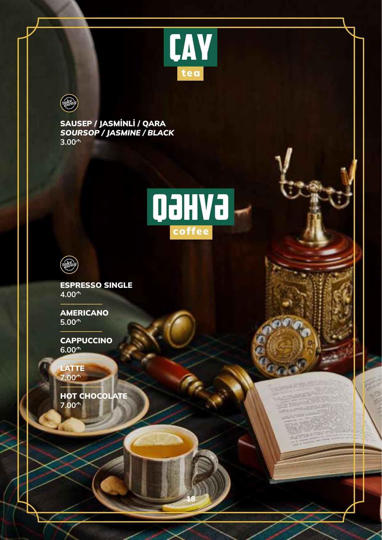 City Pub menyu 98