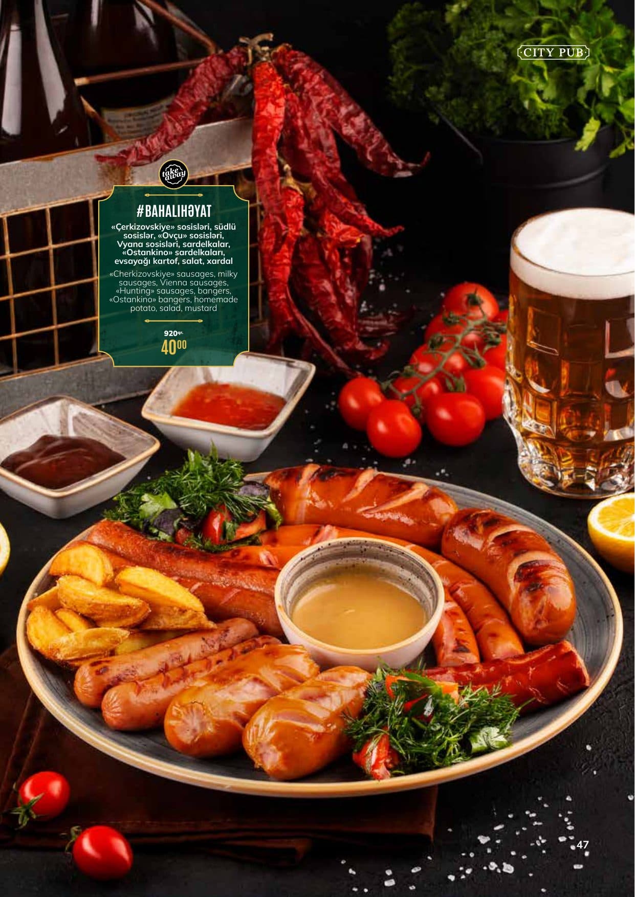 City Pub menyu 47