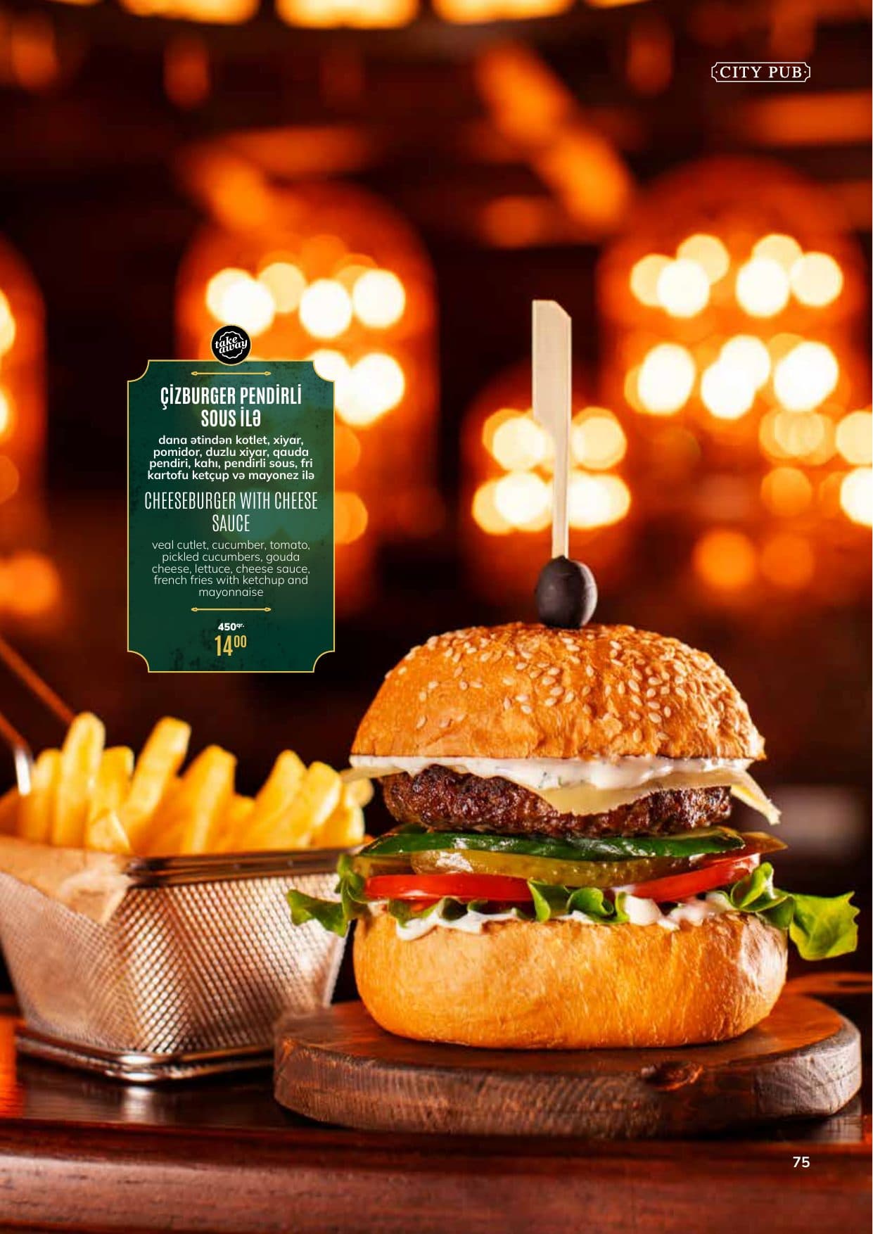 City Pub menyu 75
