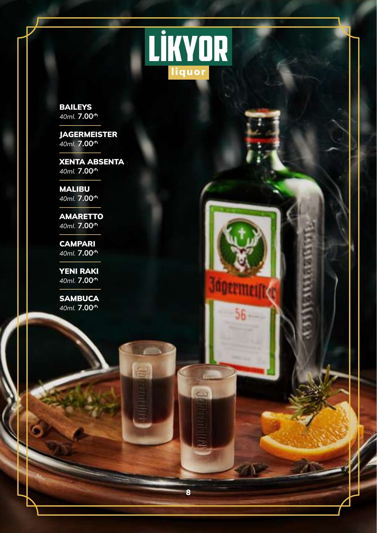 City Pub menyu 88