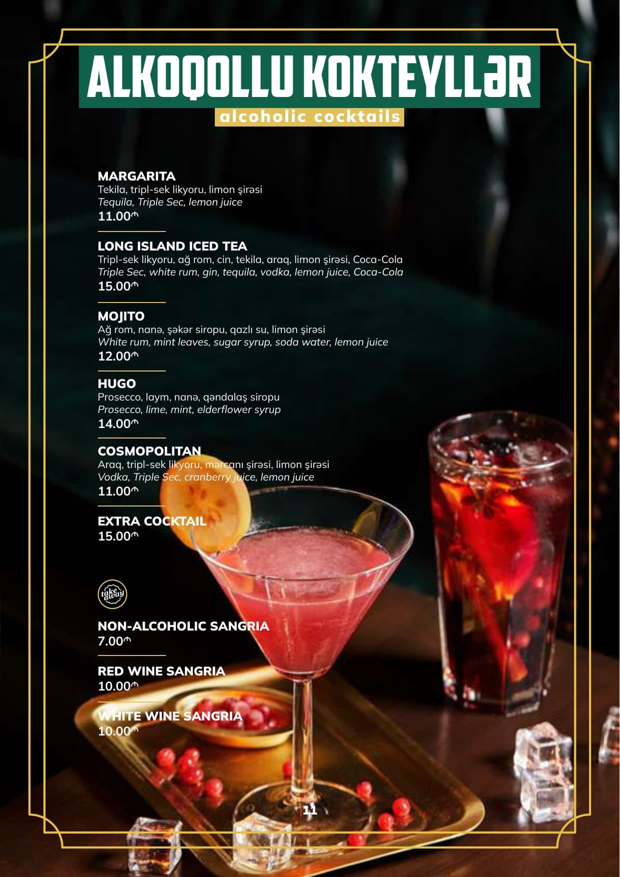 City Pub menyu 91