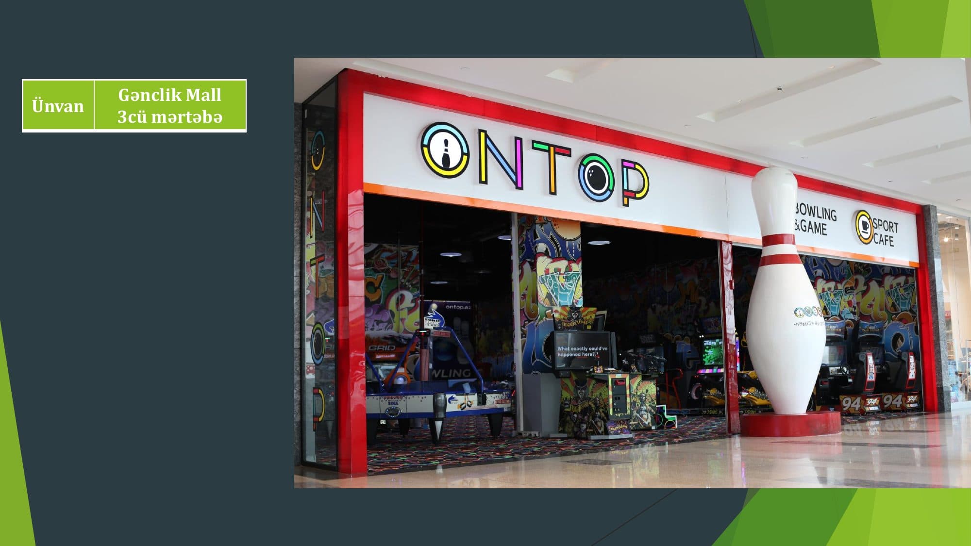 Ontop Bowling Gənclik Mall menyu 2