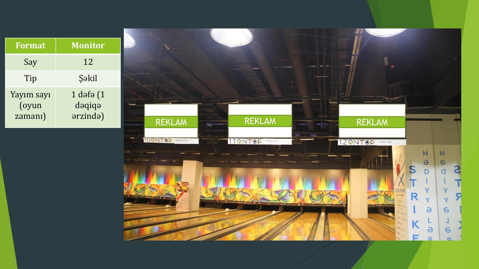 Ontop Bowling Gənclik Mall menyu 3