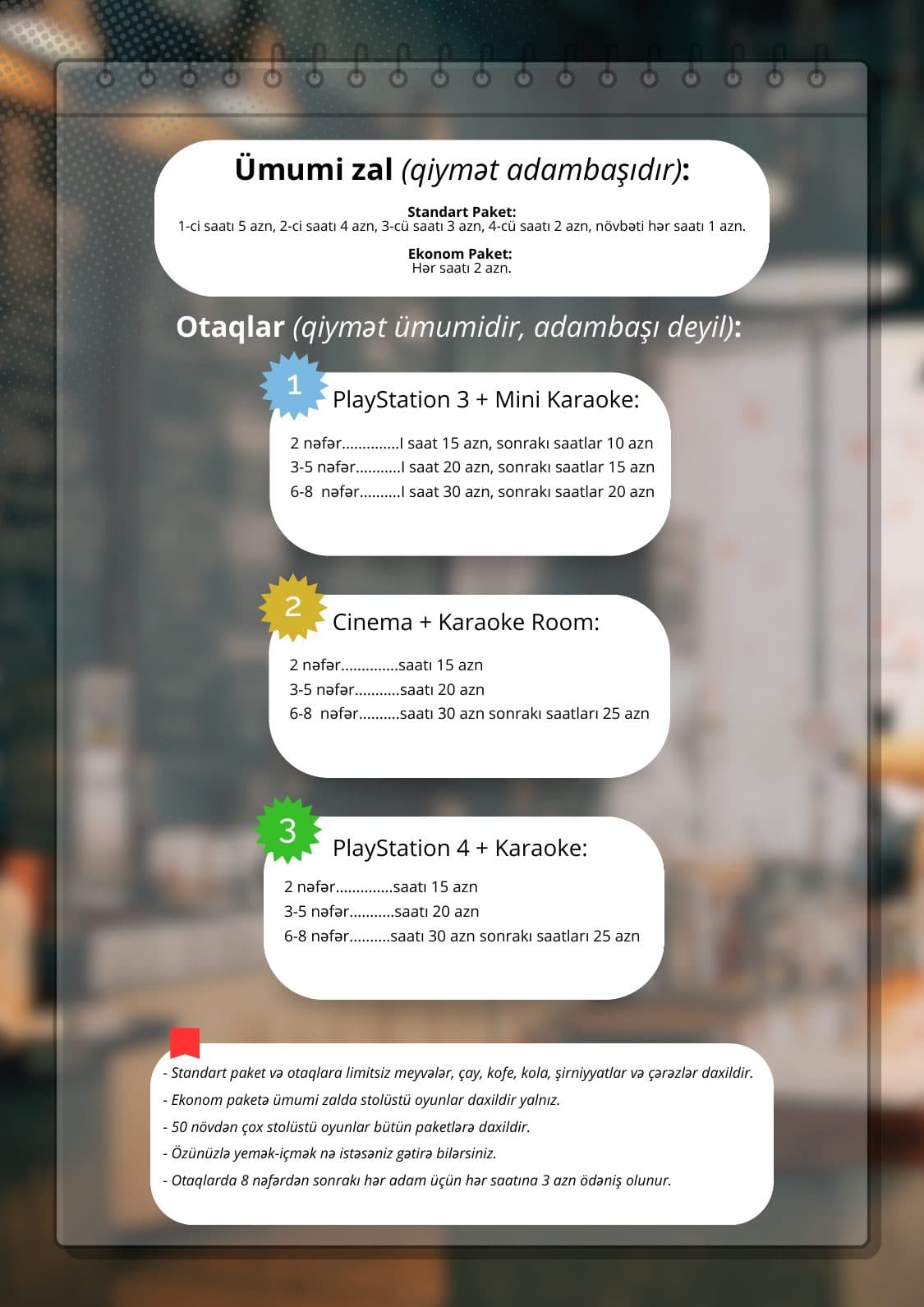 Concept Cozy menyu 1