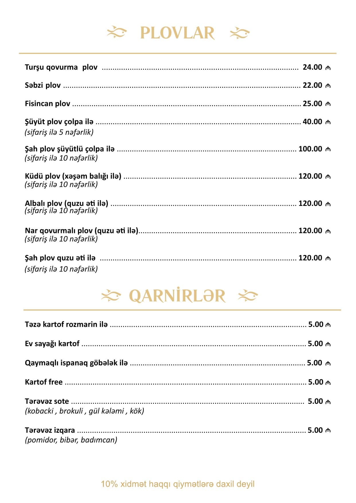 Narsharab restaurant menyu 9