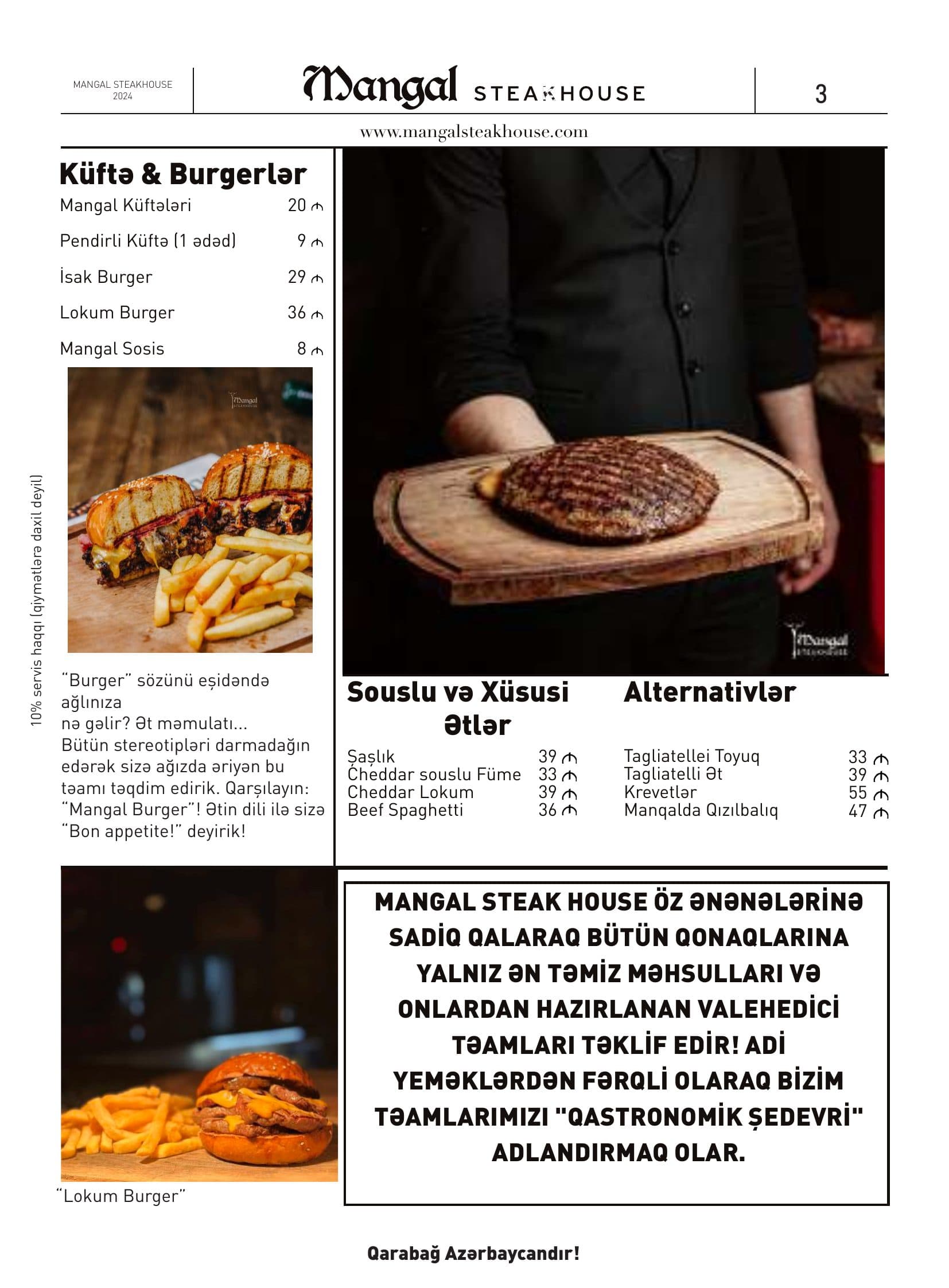 Mangal Steak House menyu 3