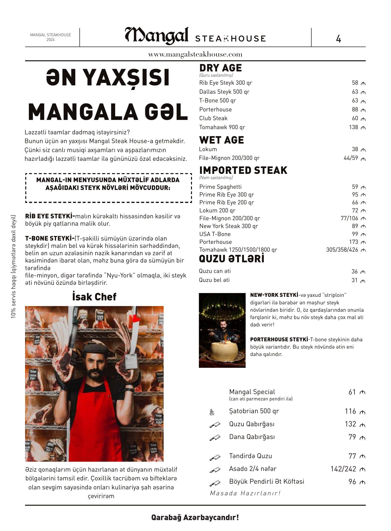 Mangal Steak House menyu 4